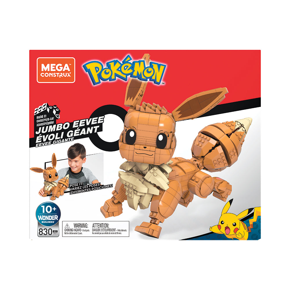 Pokemon Mega Construx Pokémon Jumbo Eevee Toy - Image 7
