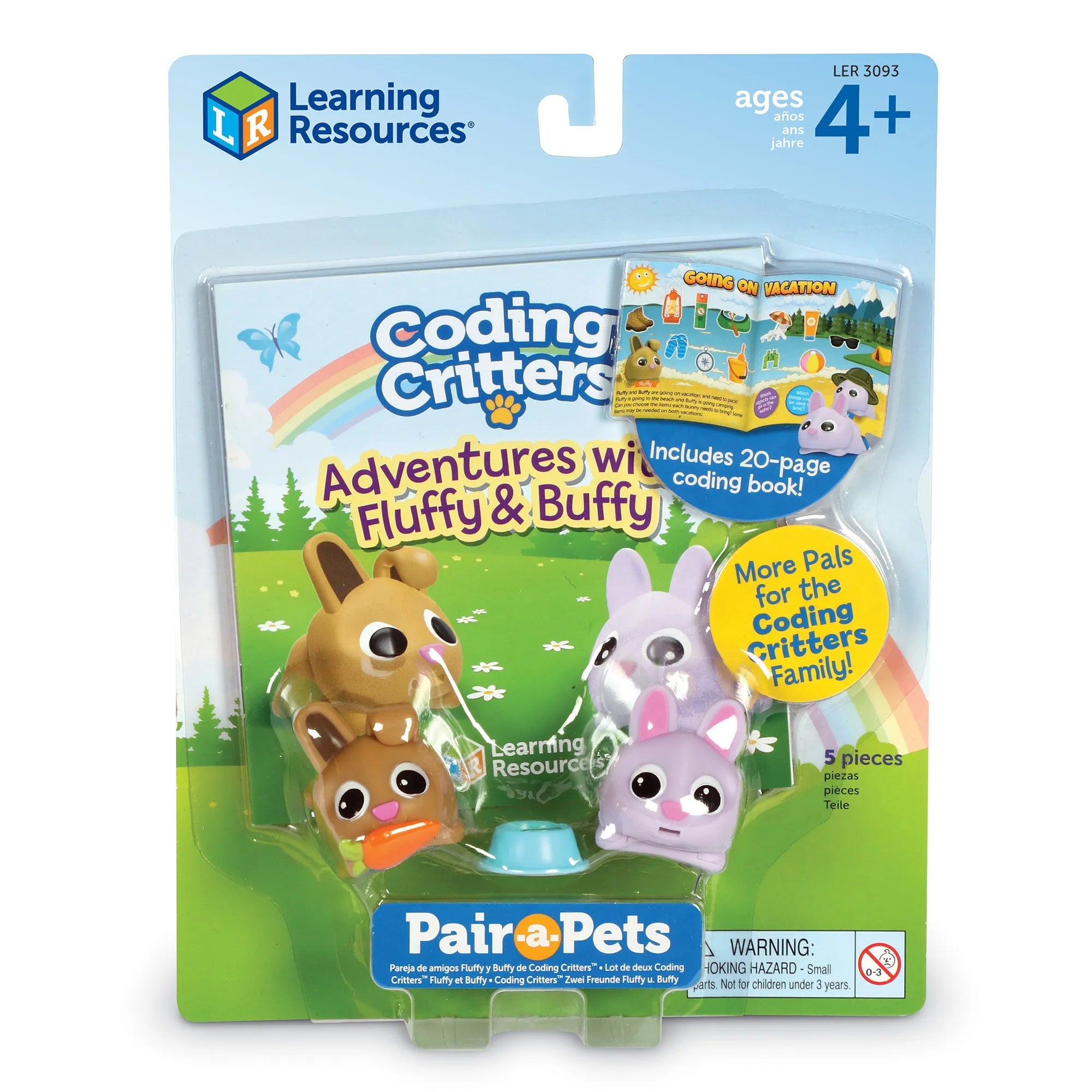 Coding Critters® Pair-a-Pets: Adventures with Fluffy & Buffy Bowl