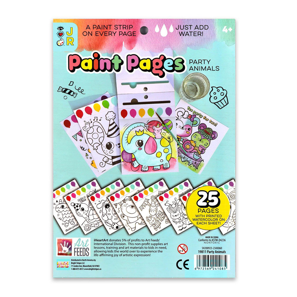 Bright Stripes Paint Pages: Party Animals Brush - Image 11