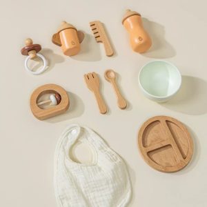 Coco Village Doll Accessories Wooden Playset Bottle