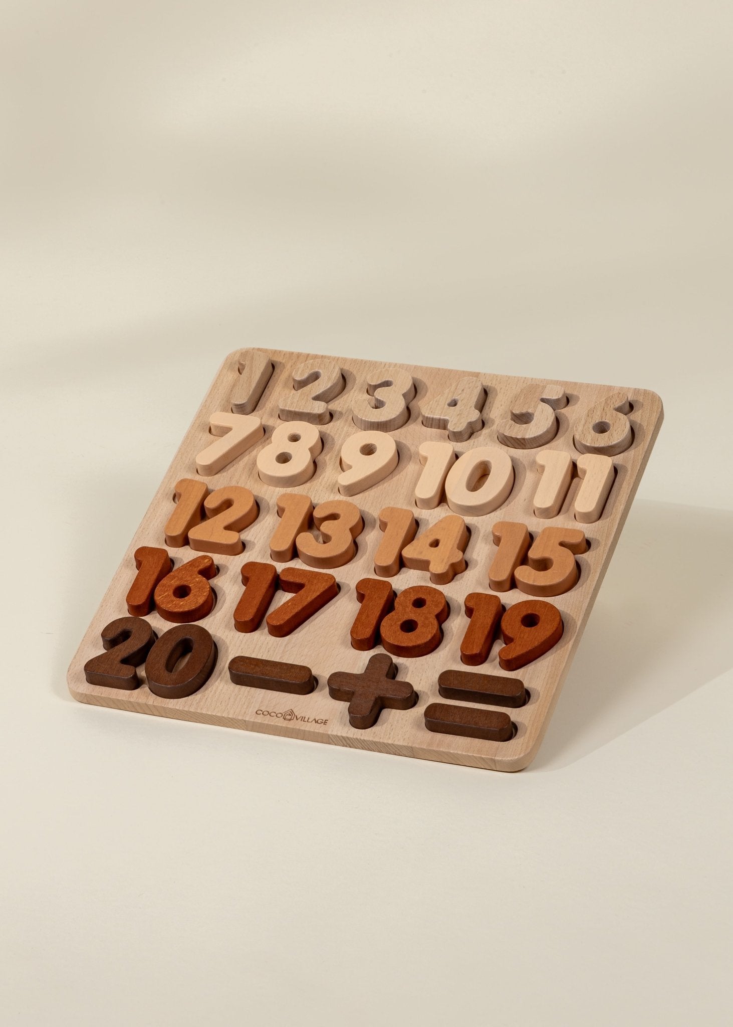 Coco Village Wooden Numbers Set Puzzle - Image 3