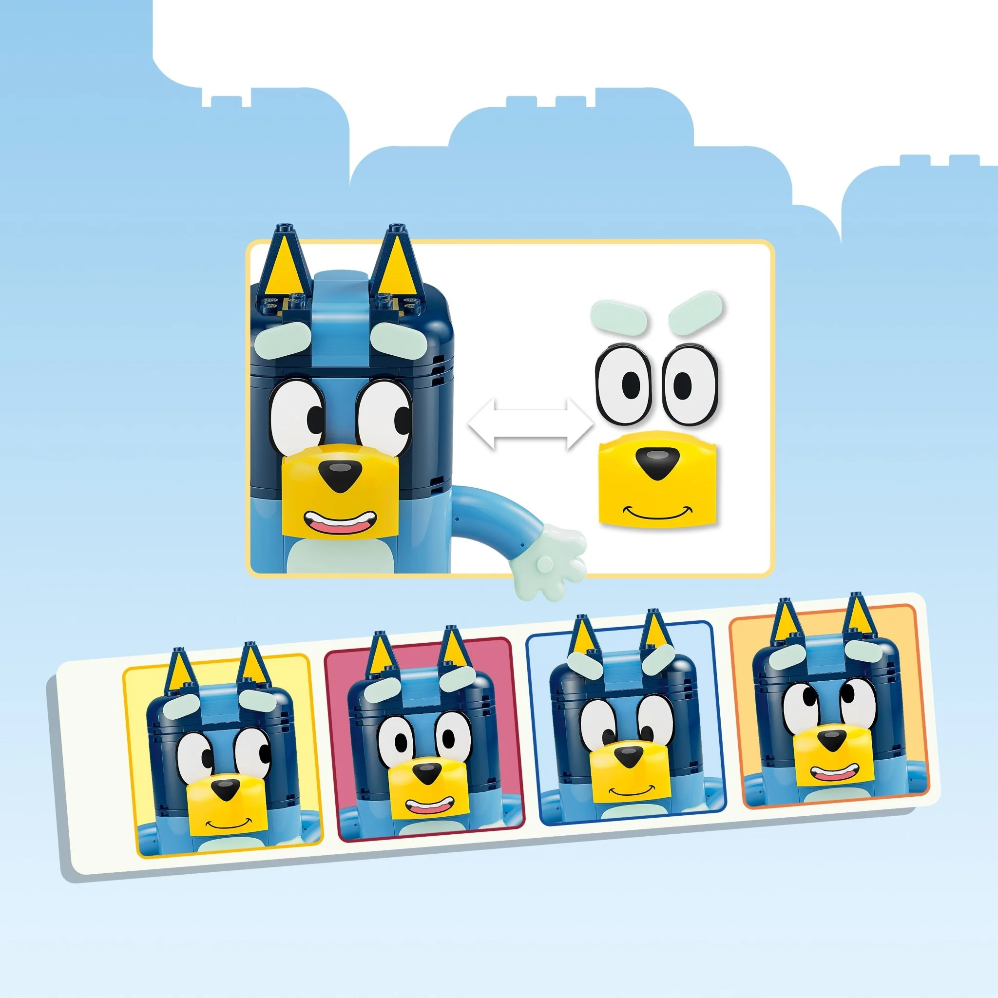 LEGO® Bluey Brick-Built Bluey Family 11217 Toy - Image 2