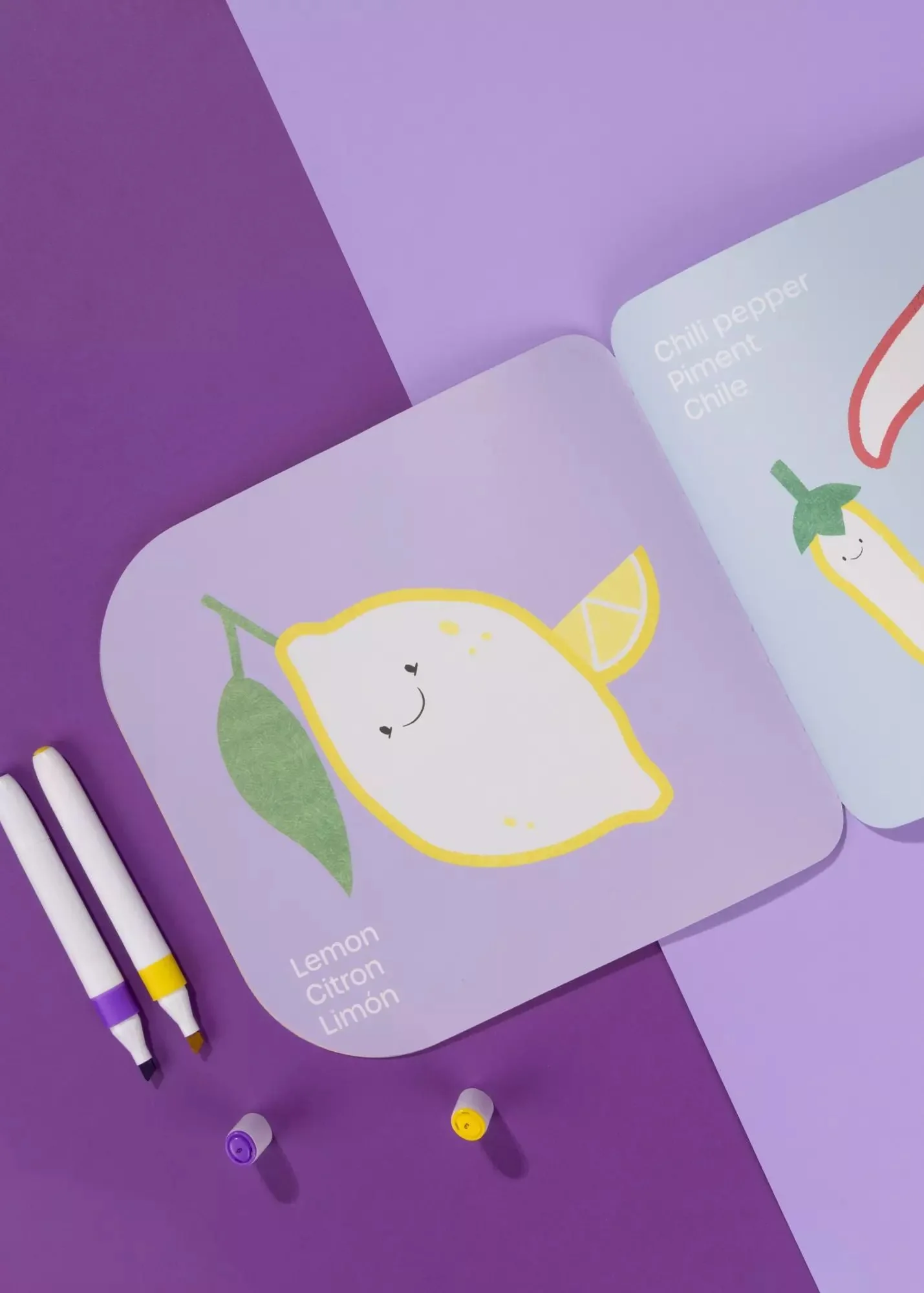 Coco Village My First Coloring Book-Fruits&Vegetables(28 pages) Basket - Image 3