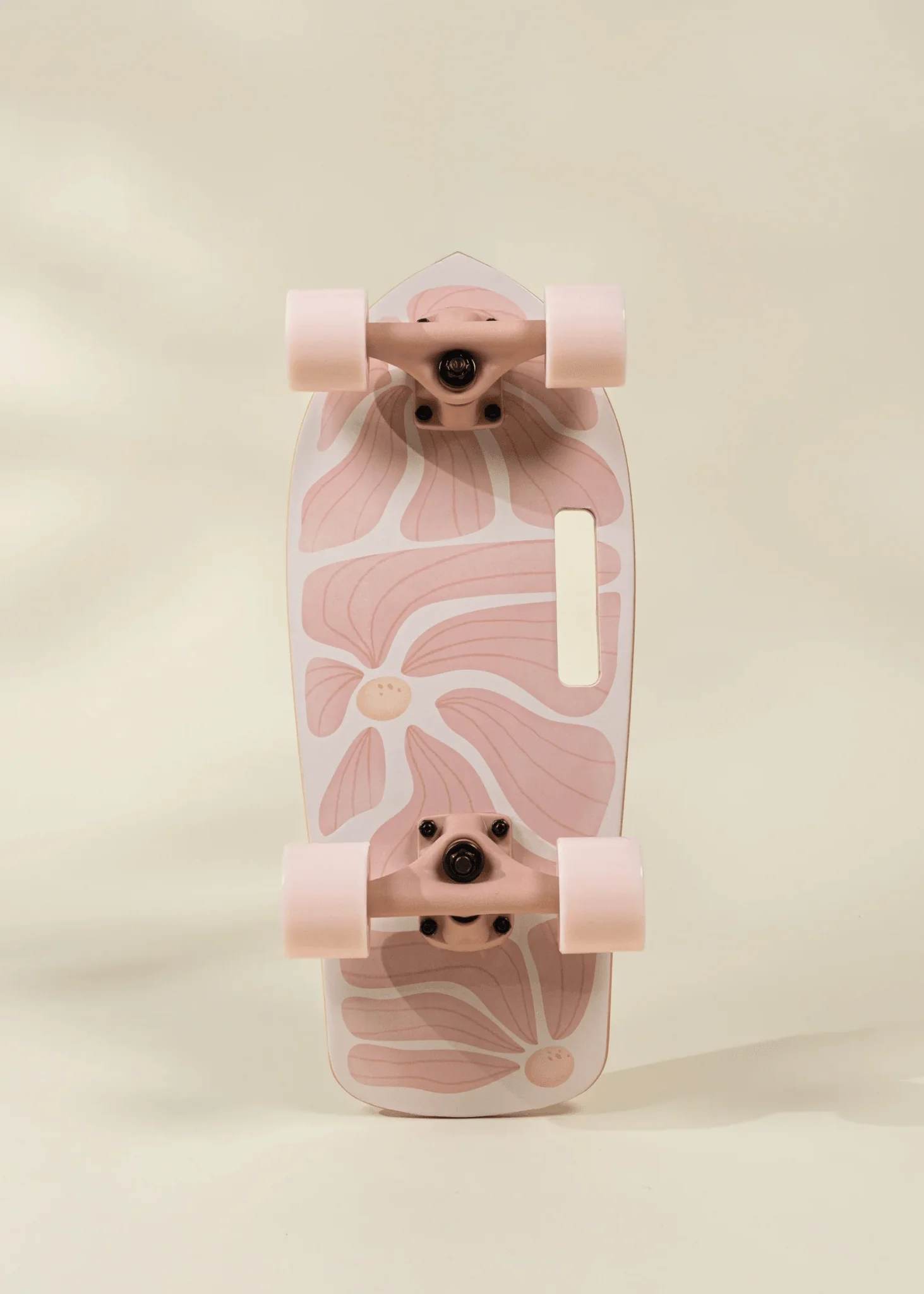 Coco Village Kids’ Wooden Skateboard with Handle – Bloom - Image 3