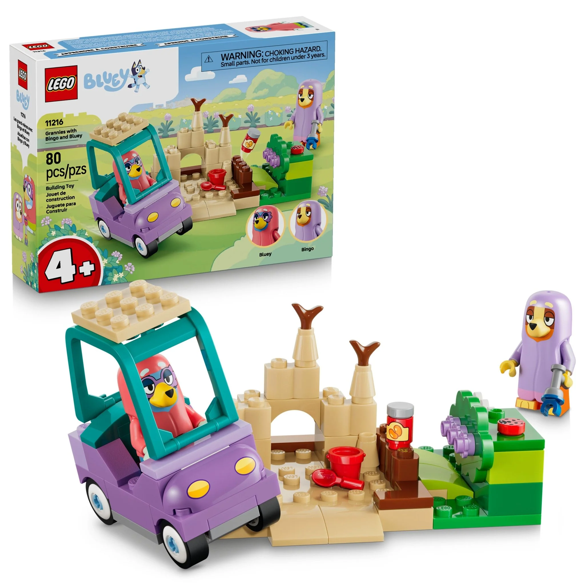 LEGO® Bluey Grannies with Bingo and Bluey 11216 Toy