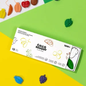 Coco Village Coco Studio Beeswax Crayons Set - 12 colors Poster