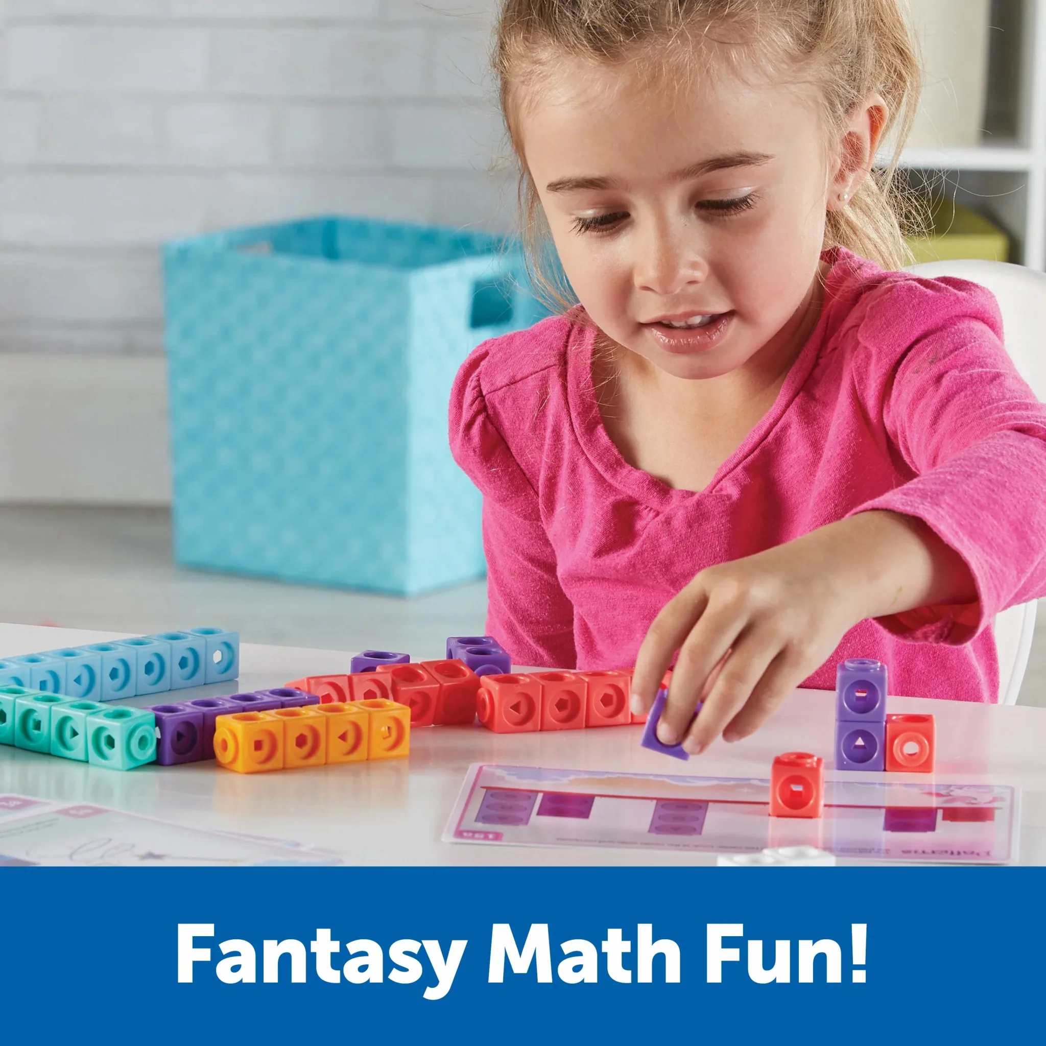 Learning Resources MathLink® Cube Activity Set - Fantasticals Puzzle - Image 3