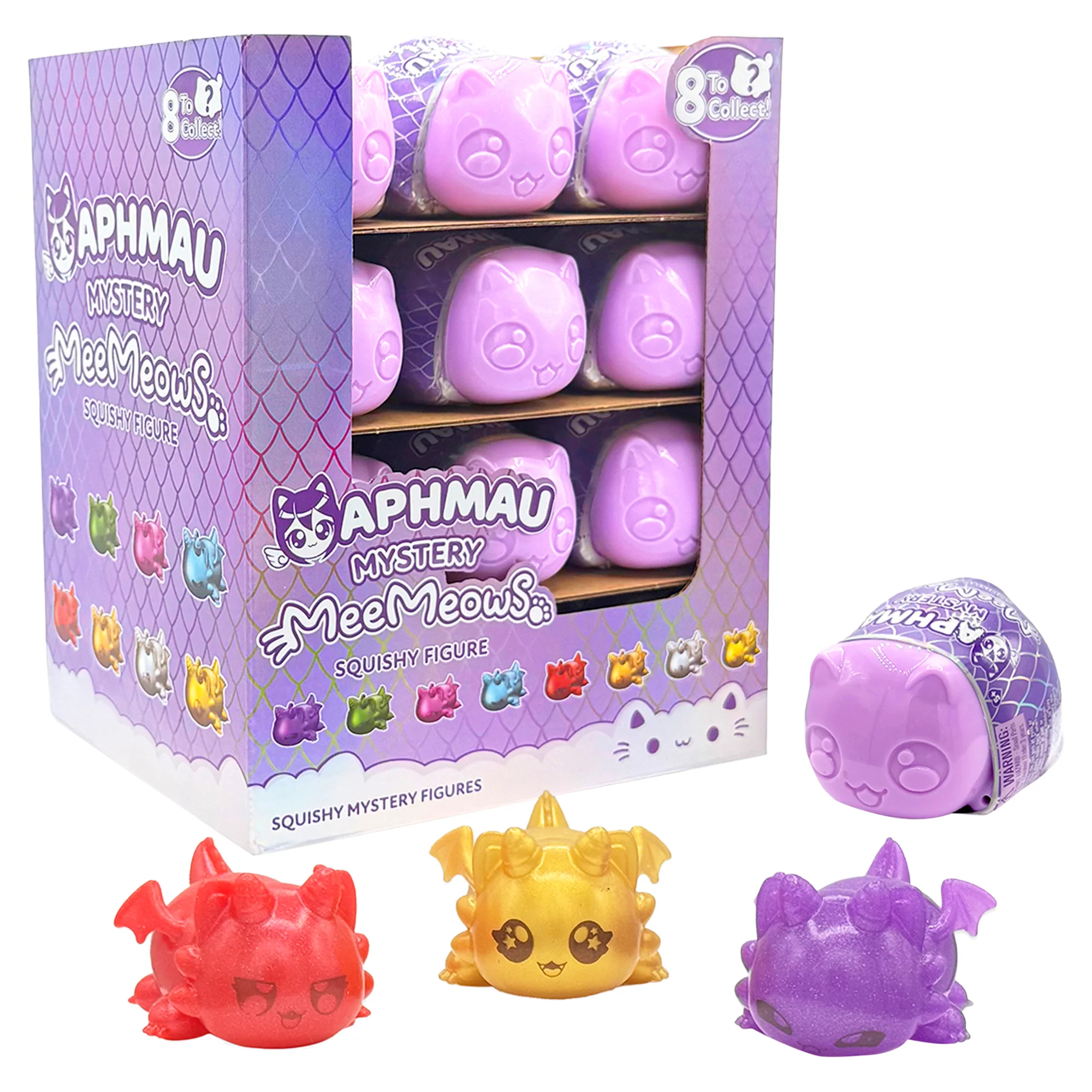 Aphmau MeeMeow Mystery Squishy Figures – Series 4 – Dragons Toy - Image 4