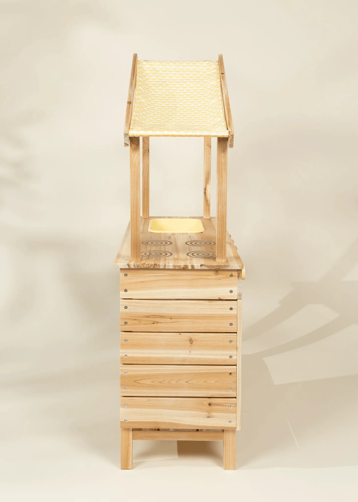 Coco Village Wooden Outdoor Play Kitchen Pan - Image 3