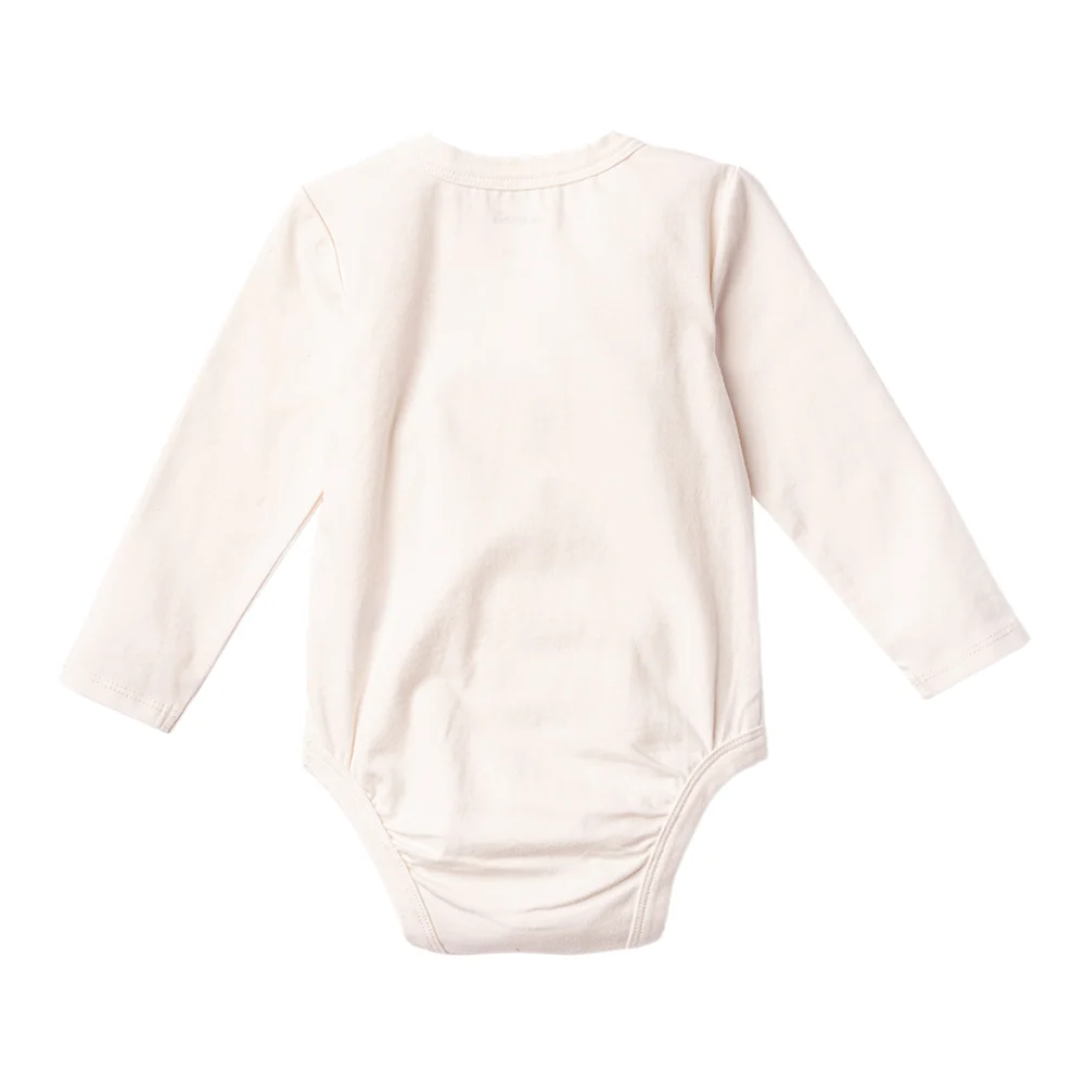 Ms.Rachel Long Sleeve Bodysuit - White/Red / 18-24m - Image 2