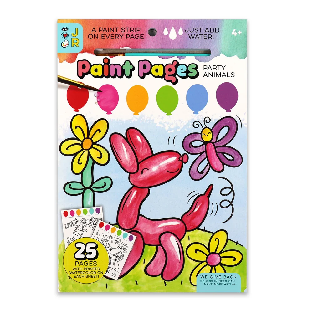 Bright Stripes Paint Pages: Party Animals Brush - Image 7