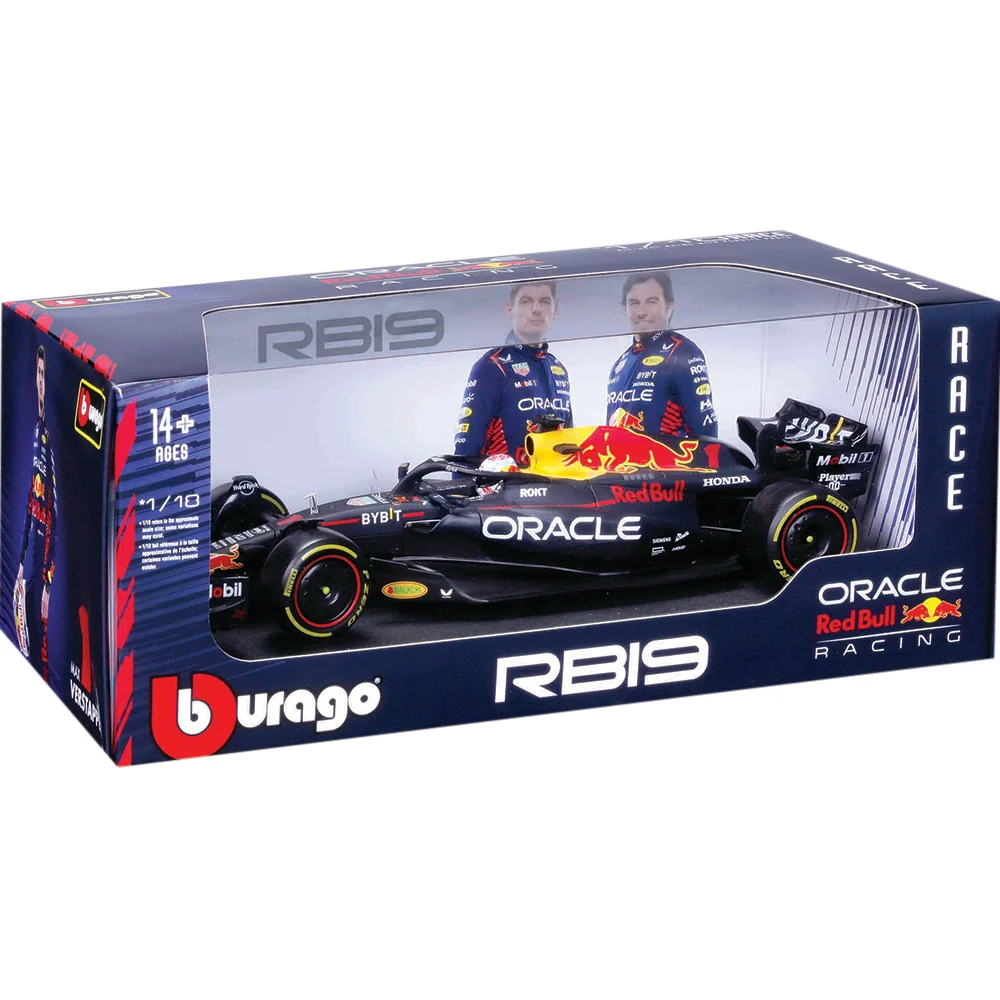 Maisto Diecast Maisto 1:18 Red Bull Racing w/Helmet (Verstappen) Scale - Image 5