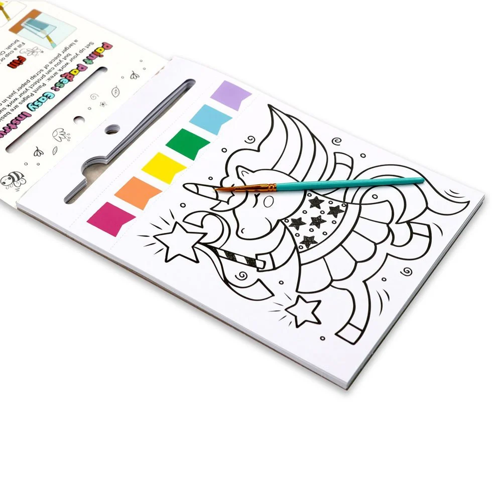 Bright Stripes Paint Pages: Magical Creatures Brush - Image 5