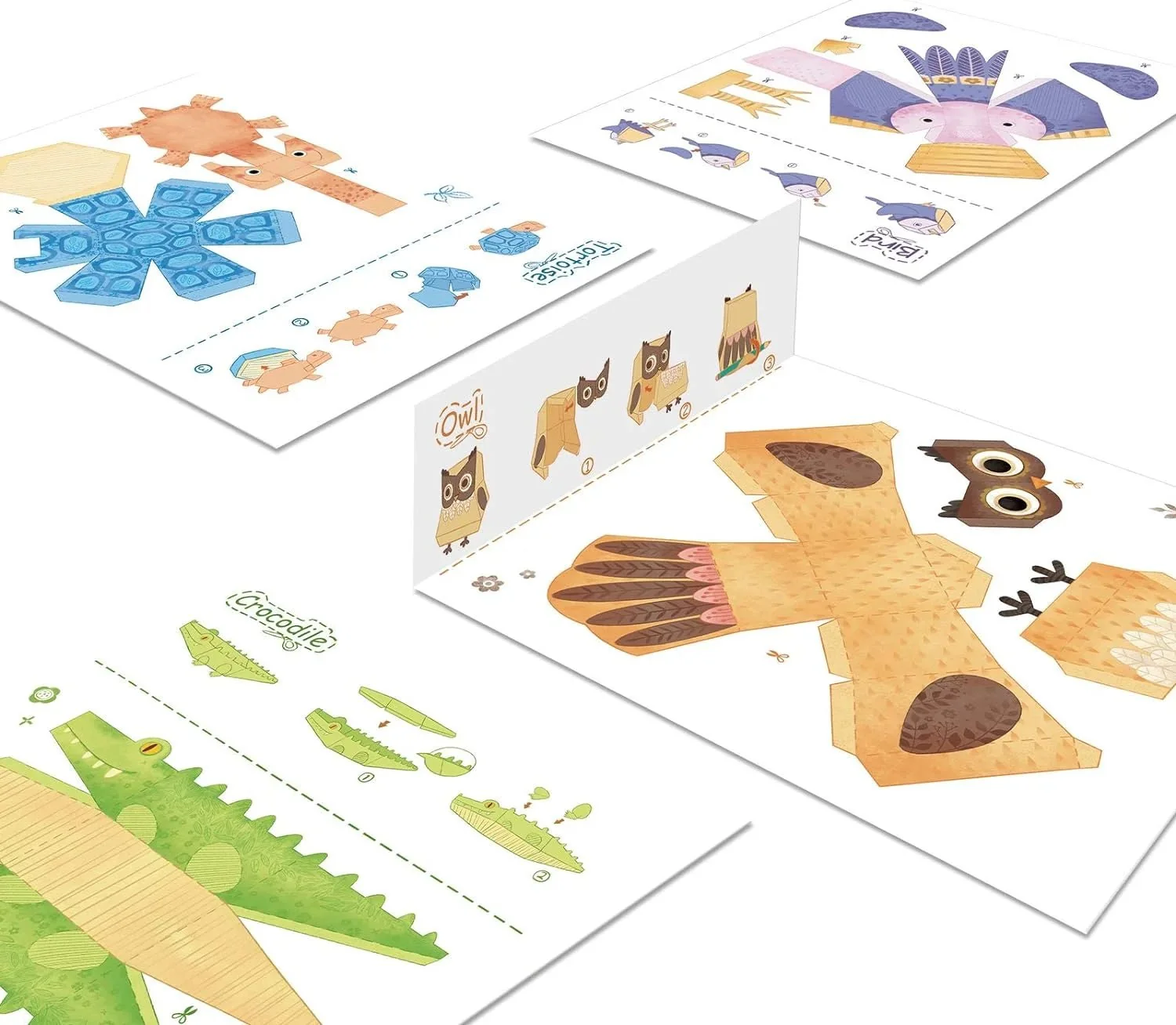 Mideer Origami Kit for Kids – 3D Animals Toy - Image 2