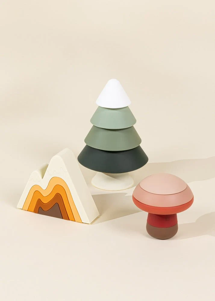 Coco Village Silicone Stackable Forest Set (16 pcs) Toy