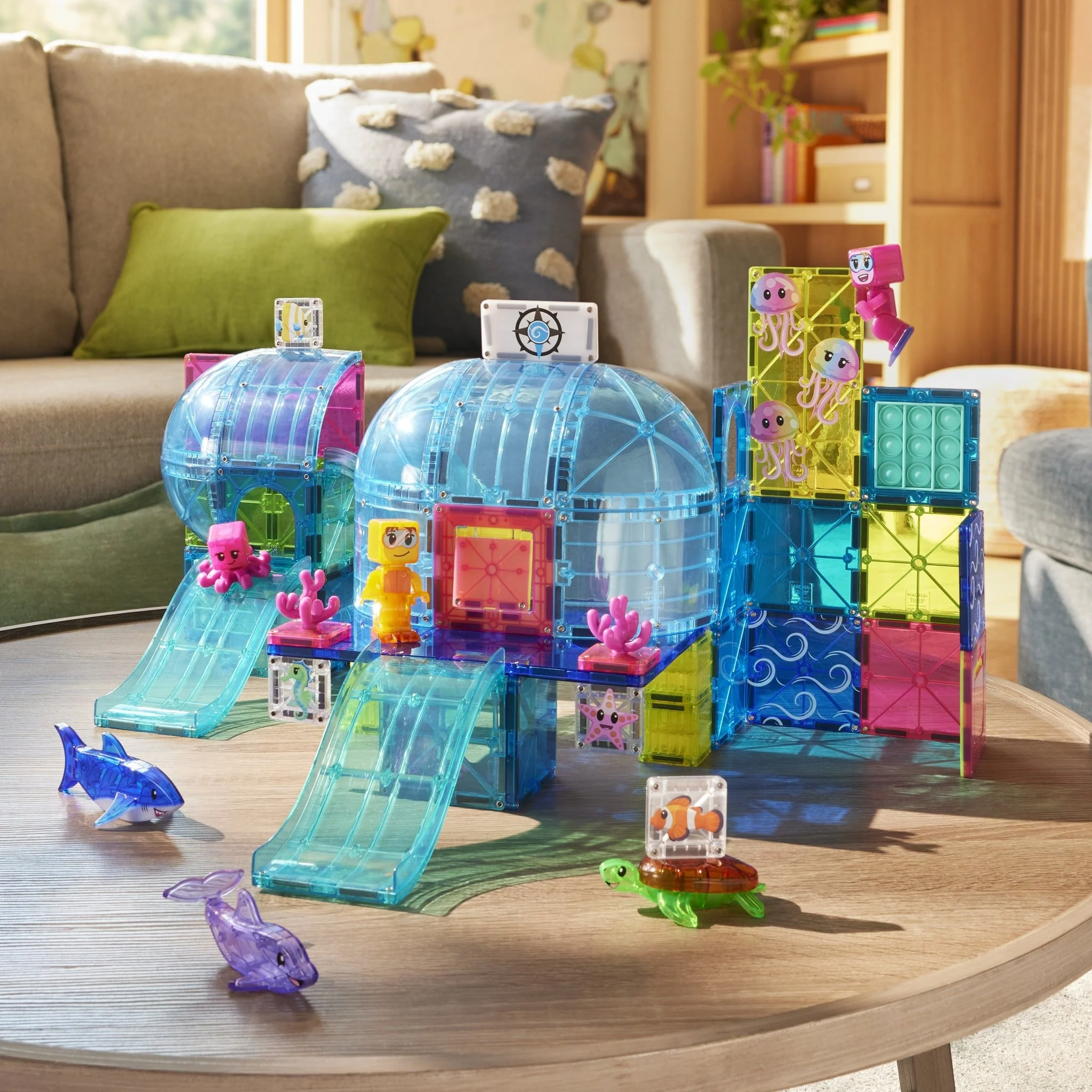 The Original MAGNA-TILES® Undersea Adventure 58-Piece Toy - Image 2