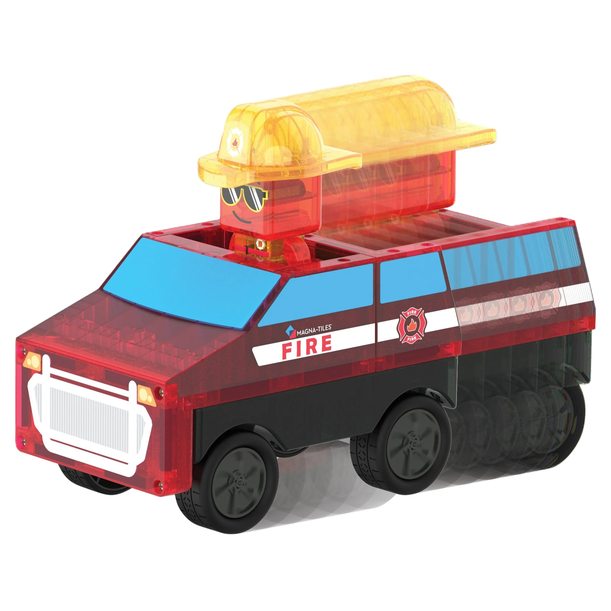 MAGNA-TILES® Fire Rescue 27-Piece Toy - Image 3