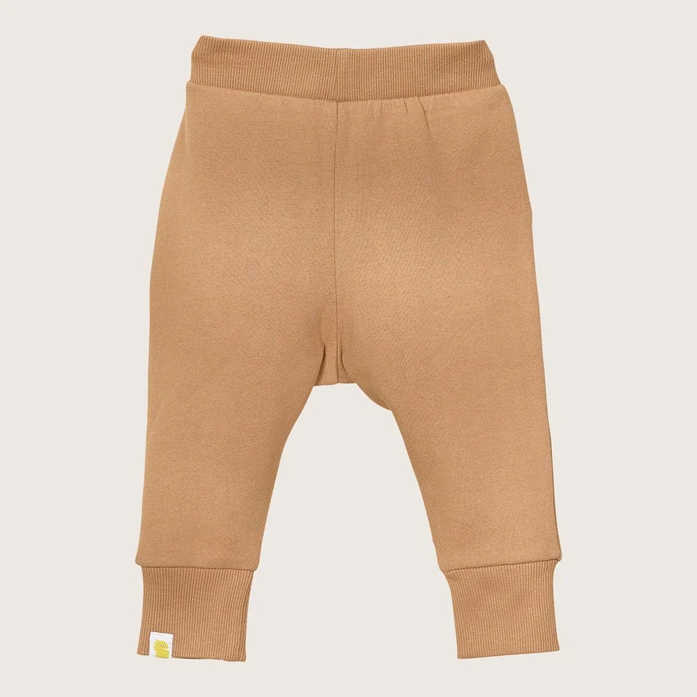 Rise Little Earthling Drop Crotch Jogger - Tannin / 0-3m - Image 6