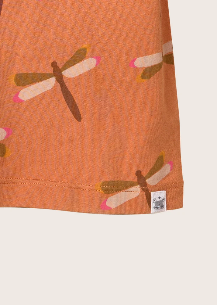 rise little earthling Long-Sleeve Shirt - Hazel Dragonfly / 4-5y - Image 2