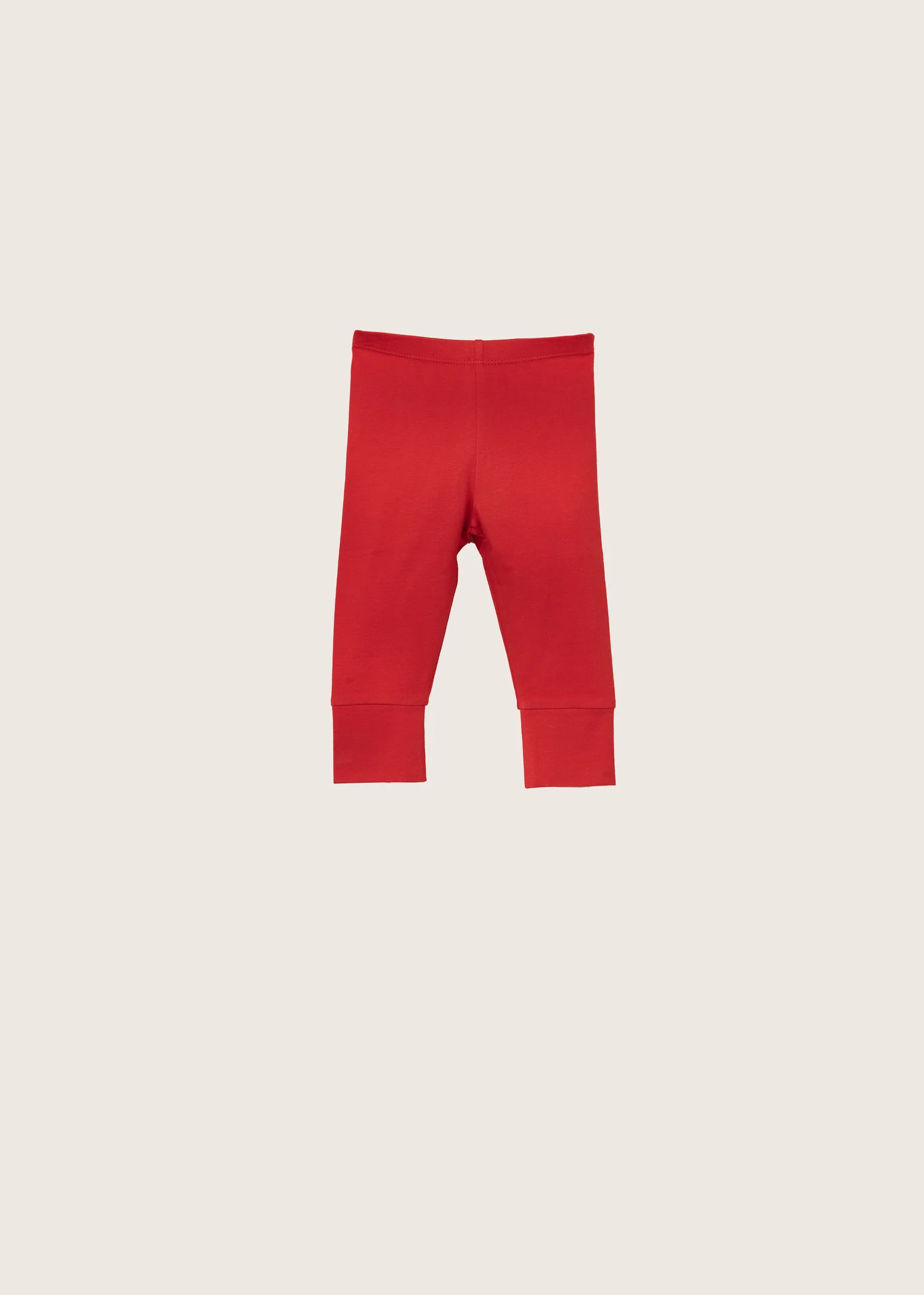 rise little earthling Cuffed Legging BGHKB07 - Red / 0-3m