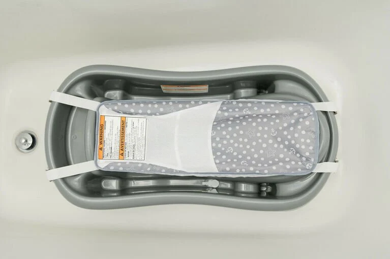 TOMY - The First Years - Comfort Renewed Tub w/ Sling - Gray Support