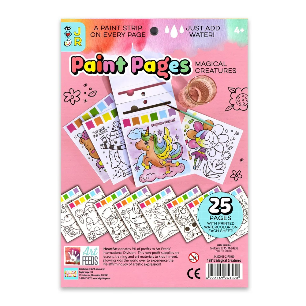 Bright Stripes Paint Pages: Magical Creatures Brush - Image 10