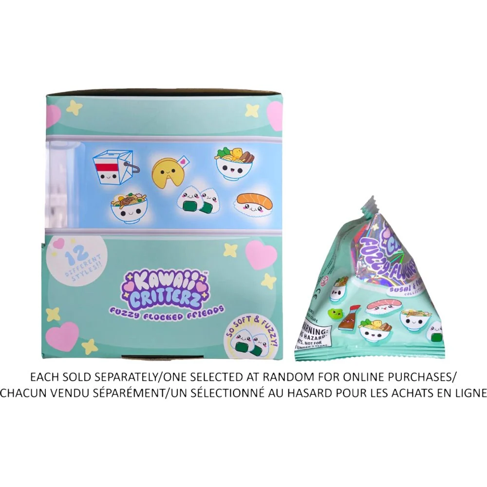 Kawaii Critterz Flocked Blind Sushi & Ramen S3 Bag