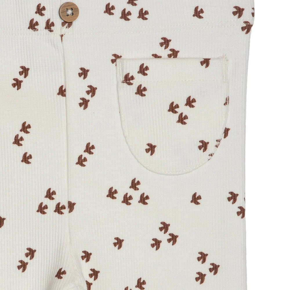 rise little earthling Pocket Leggings Andorra Birds 0-3m - Rose Dragonfly / 0-3m - Image 5