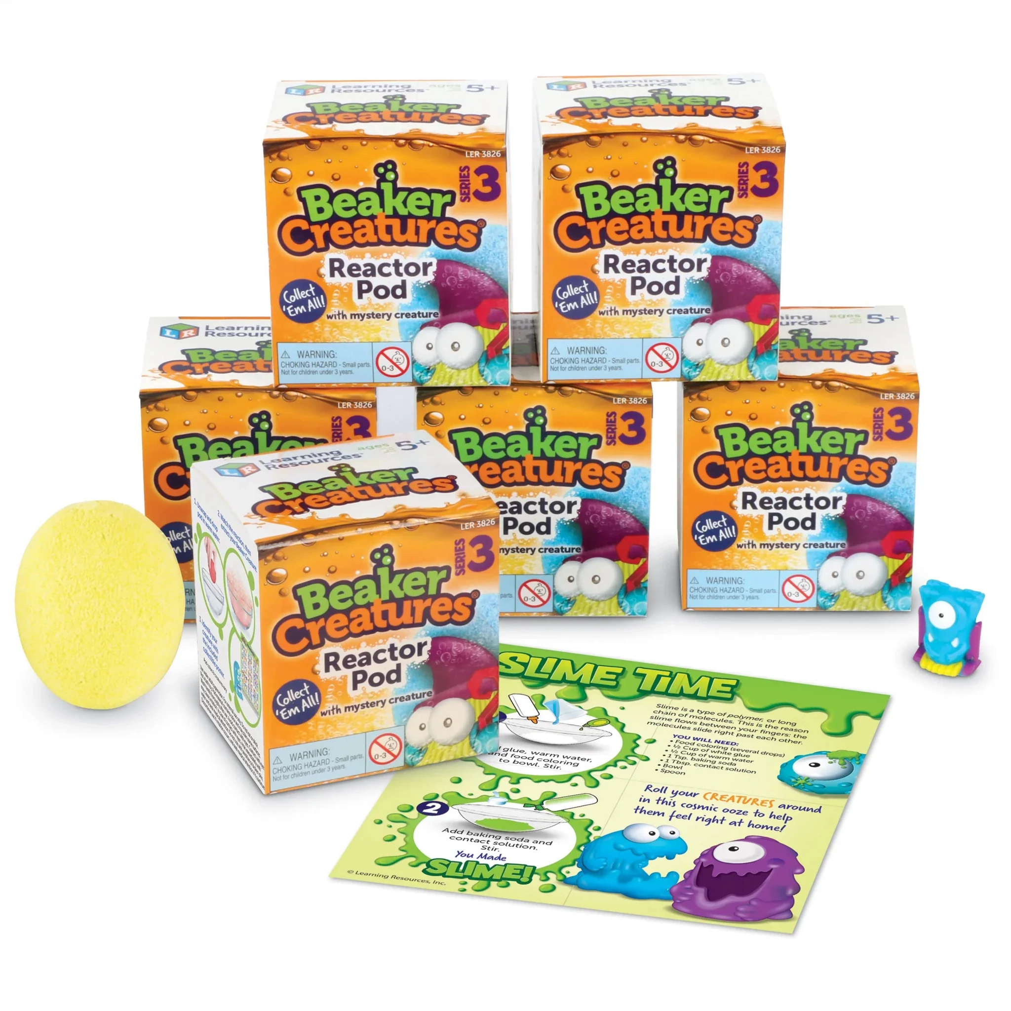 Learning Resources Beaker Creatures® 6-Pack Reactor Pods, Series 3 Poster