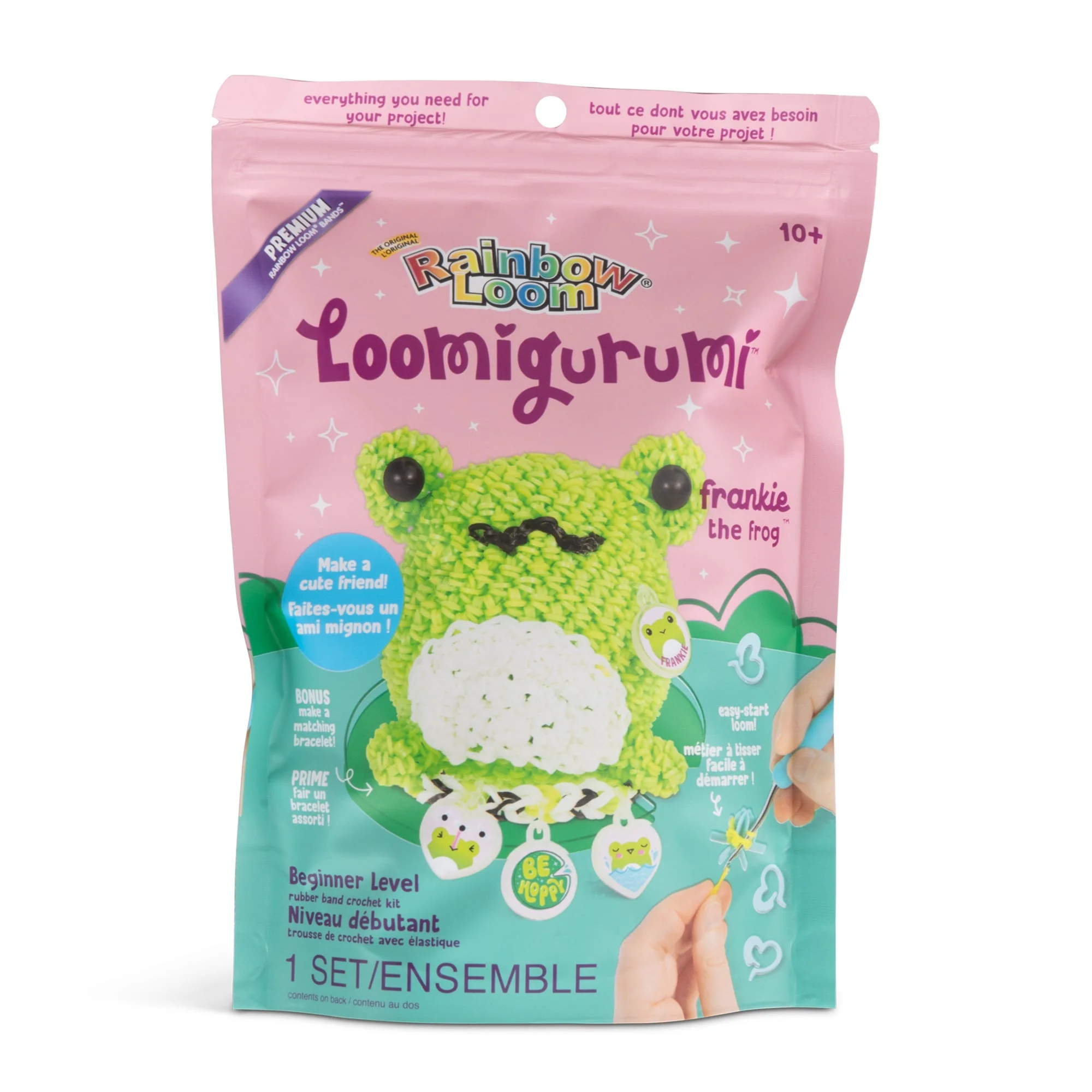 Rainbow Loom - Loomigurumi Crochet Kit - Frog Bag