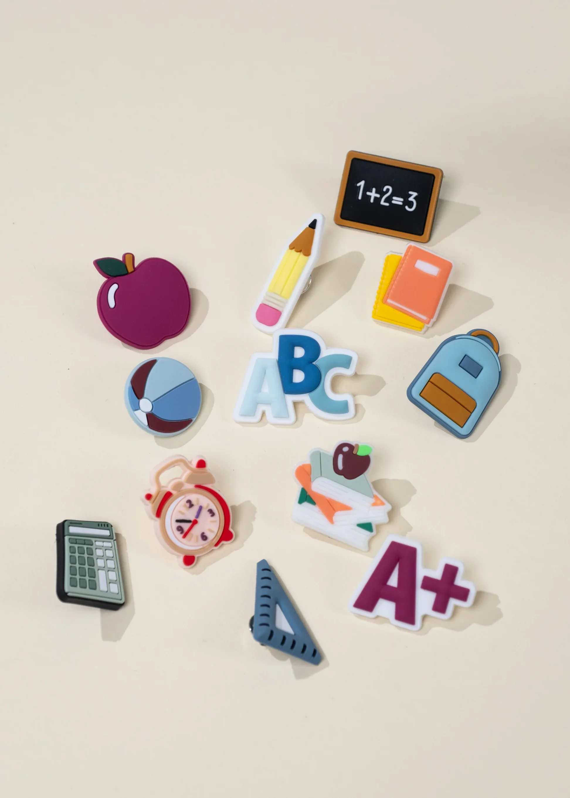 Coco Village Set of 12 Back to School Charms Pin Bag - Image 3