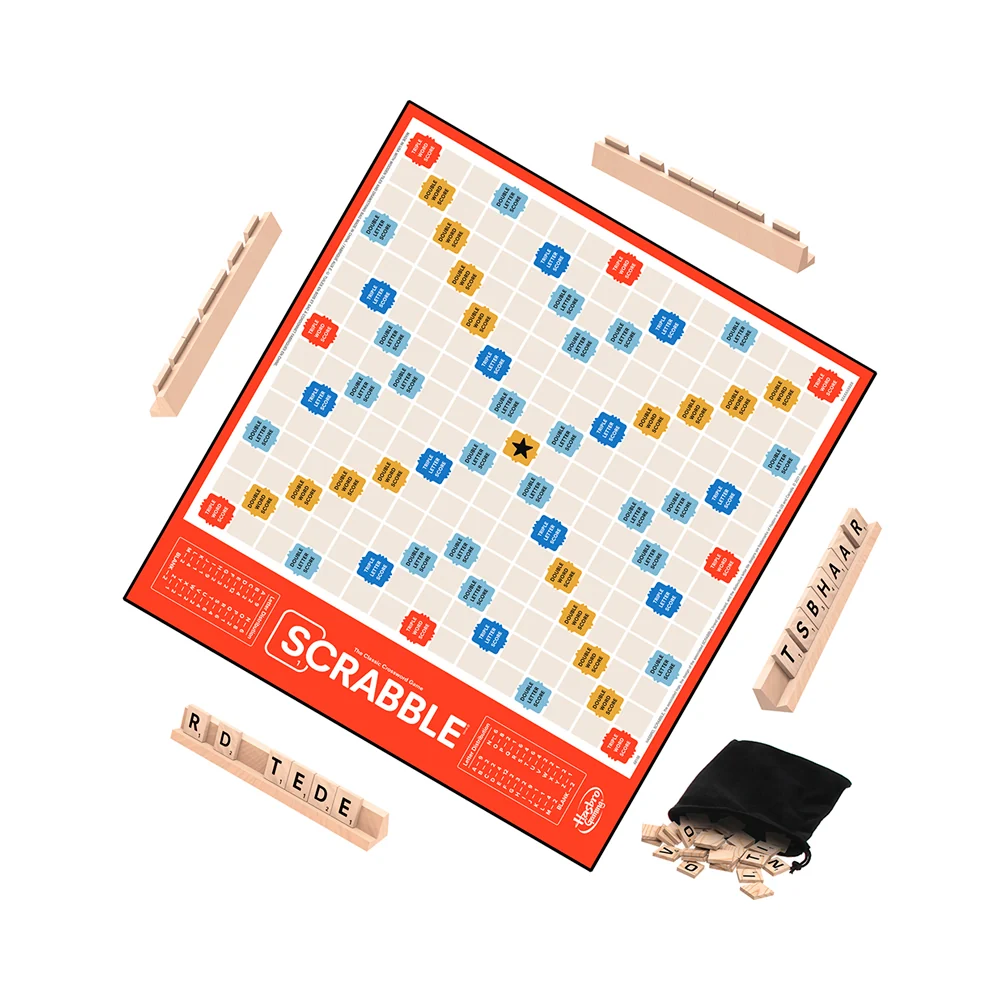 Hasbro Scrabble Classic Board Game Rack - Image 15