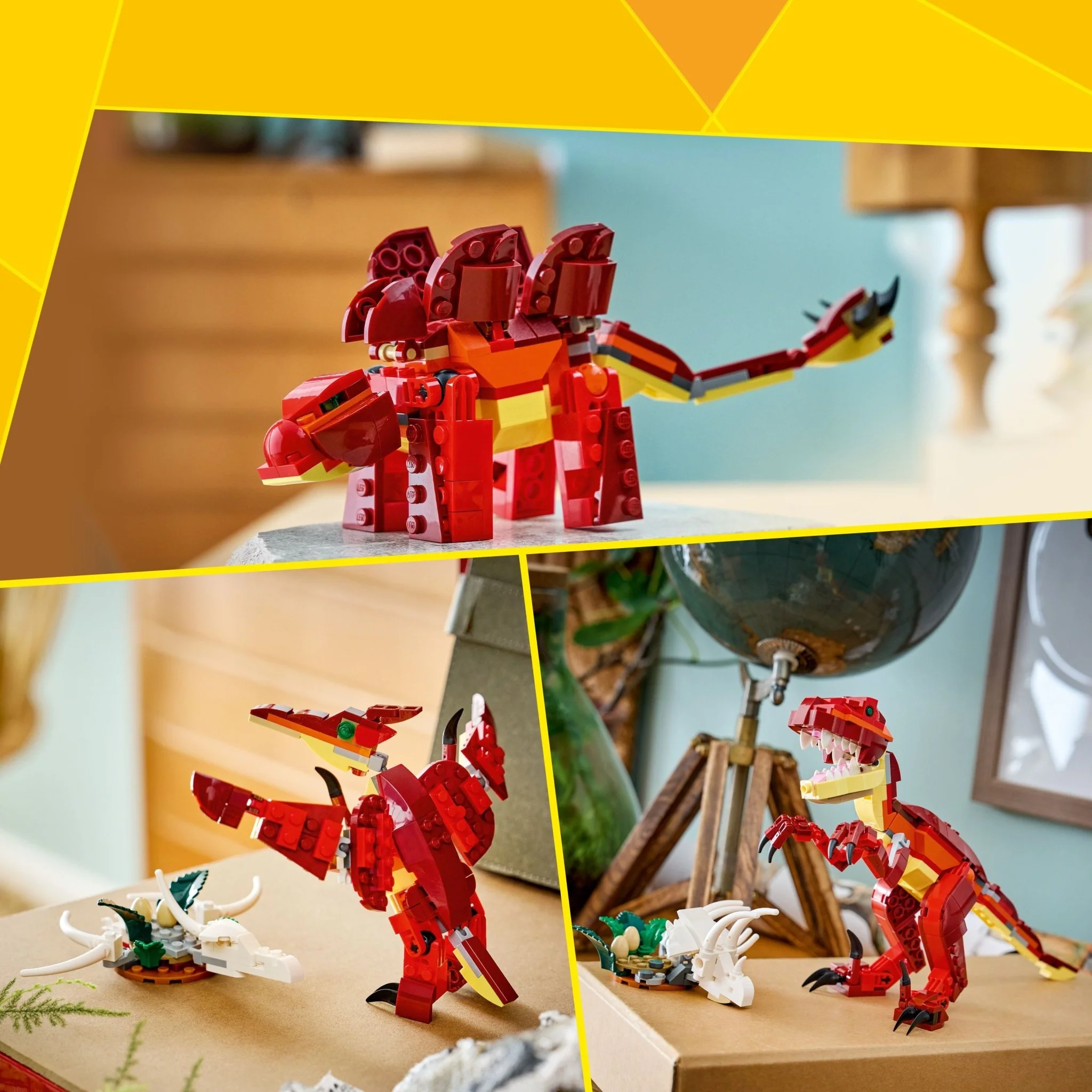 LEGO® Creator LEGO® 3 in 1 Fierce Dinosaur 31379 Toy - Image 3
