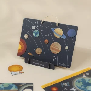 Coco Village Magnetic Interactive Board – Space Adventure (Multi Language) Puzzle