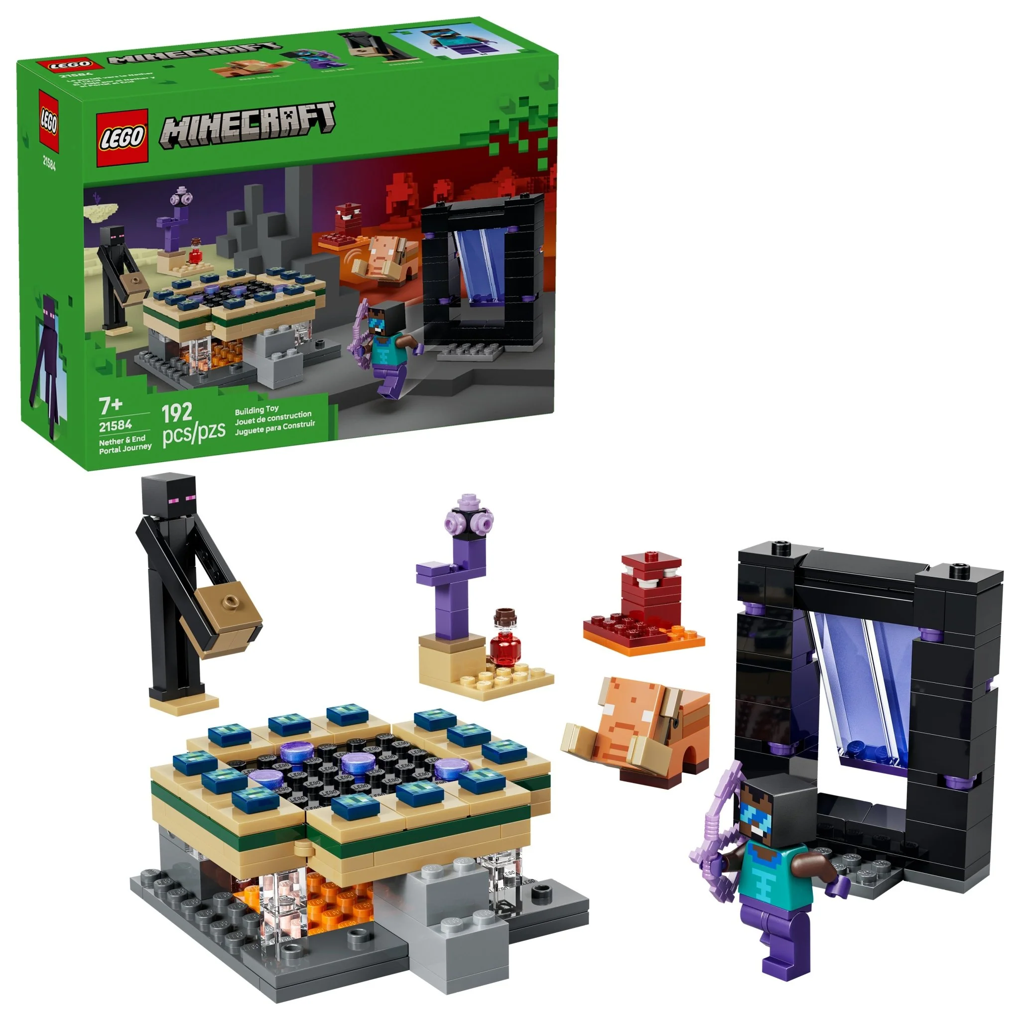 LEGO® Minecraft LEGO® Nether & End Portal Journey 21584 Toy
