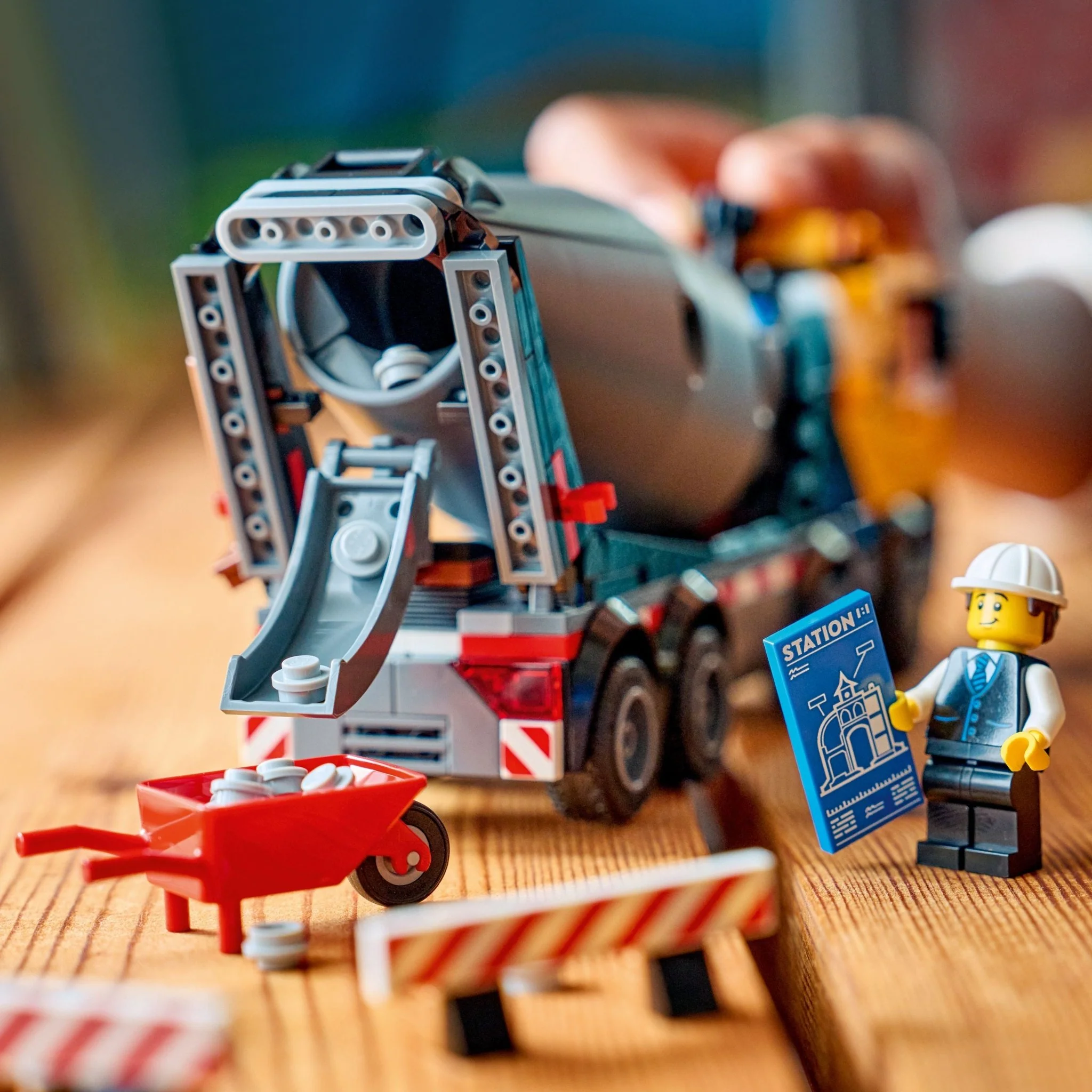 LEGO® City LEGO® Cement Mixer 60478 Toy - Image 4