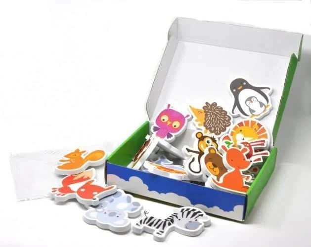 Karaze 78 Karaze78 Foam Bath Toys - 18 Piece Land Animals Bag - Image 2