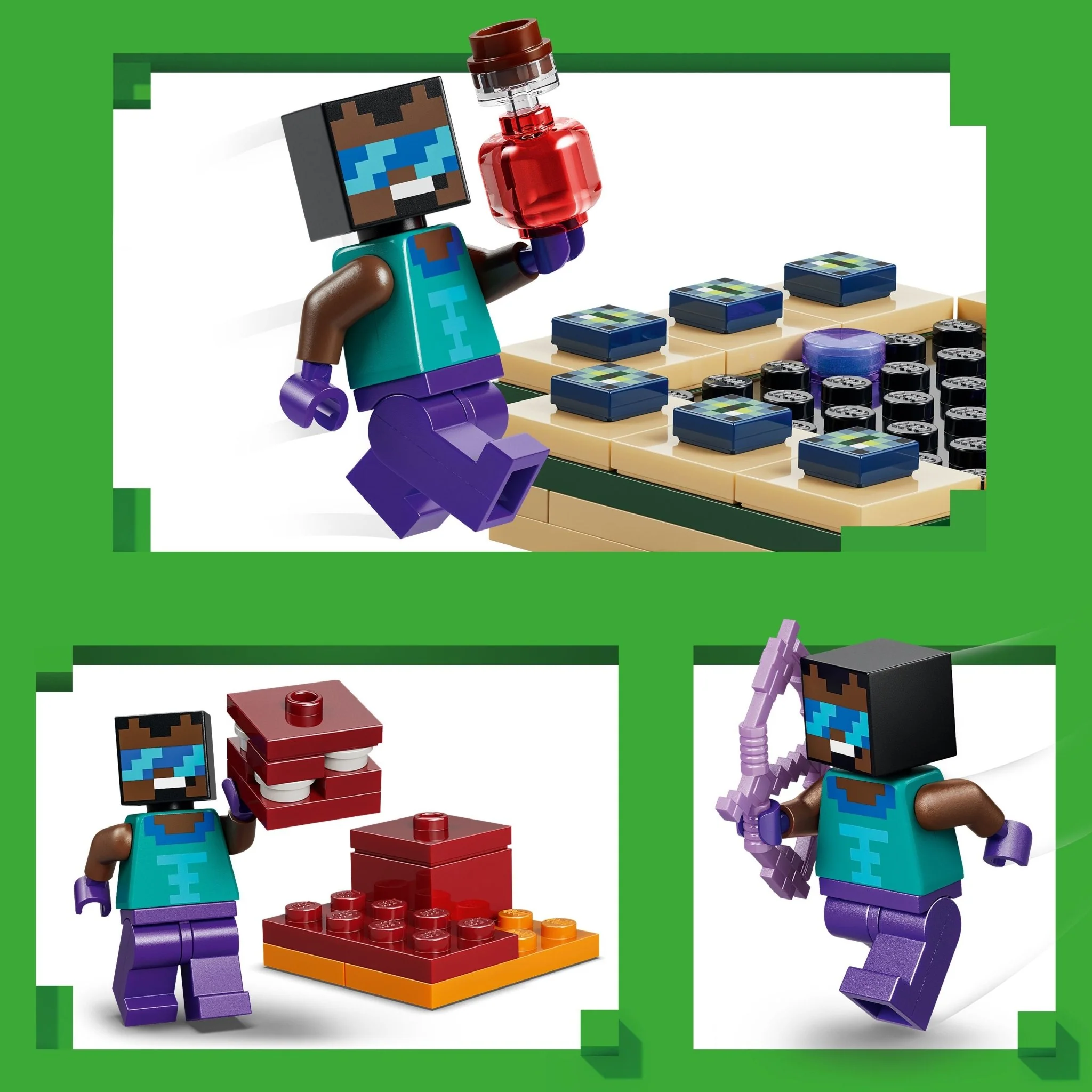 LEGO® Minecraft LEGO® Nether & End Portal Journey 21584 Toy - Image 4