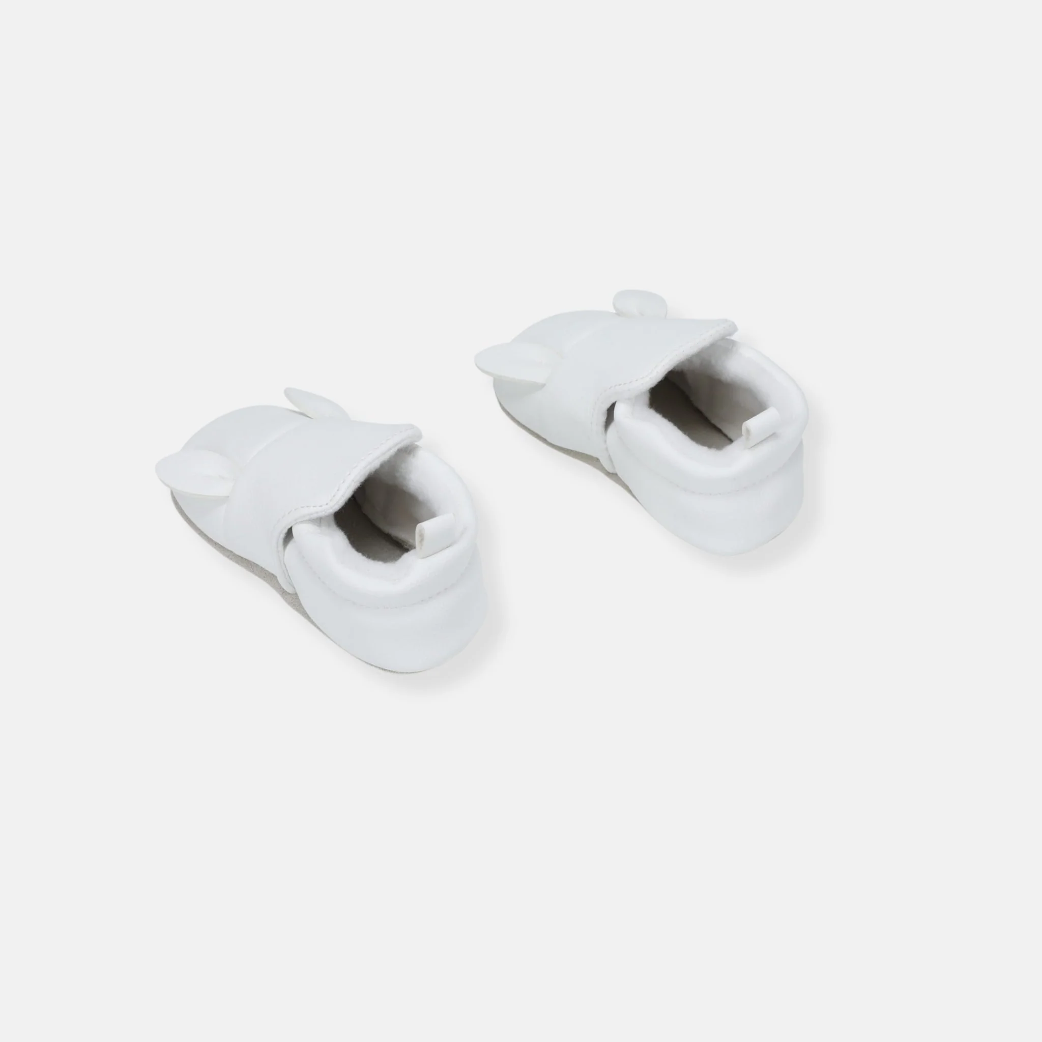 Rise Little Earthling Bear Slide Ons Antique White 3-6m - Image 2