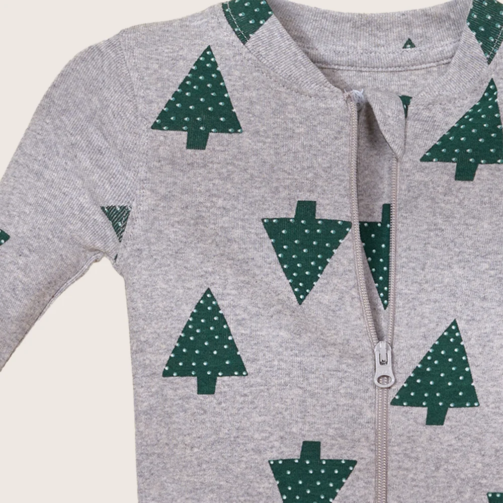 rise little earthling Holiday Sleeper BUHSL00 - Dark Green / 3-6m - Image 21