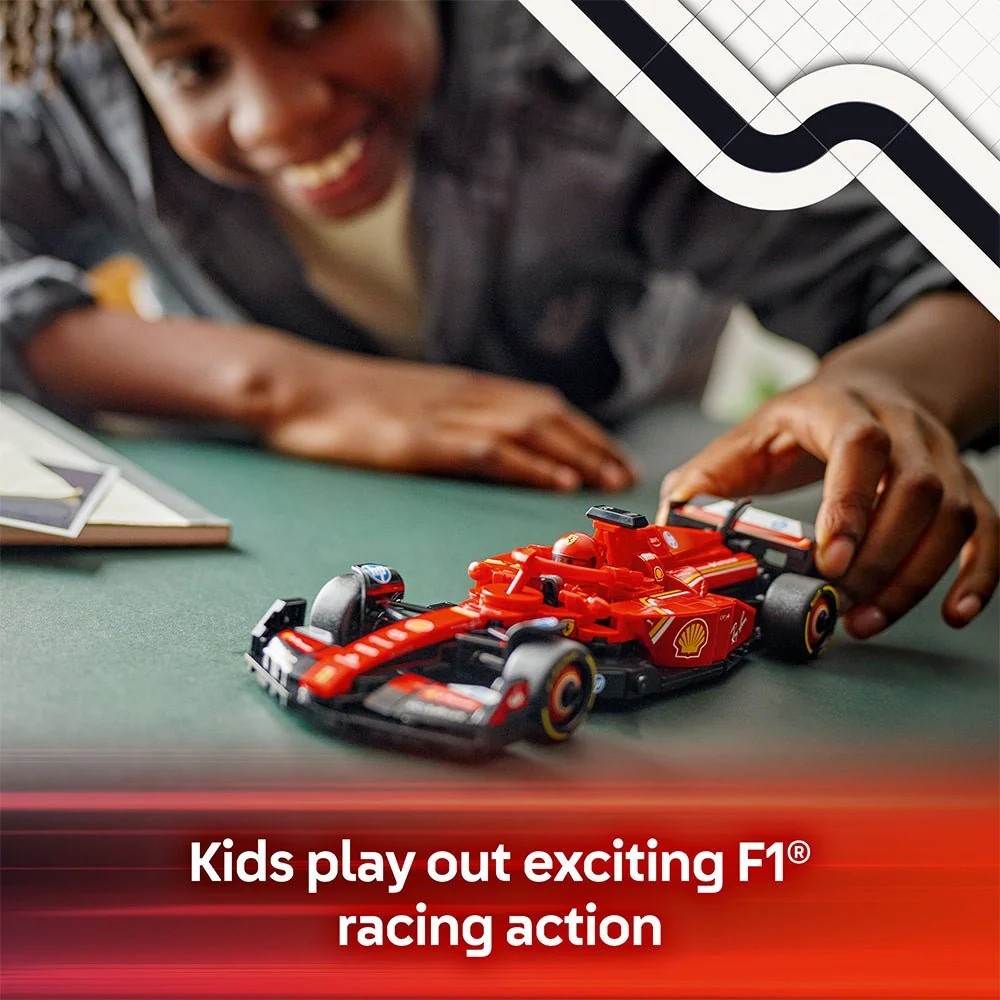 LEGO® Speed Champions Ferrari SF24 F1 Race Car77242 Toy - Image 4