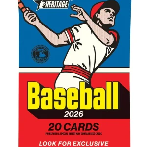 2026 Topps Heritage Baseball Fat Pack Puzzle
