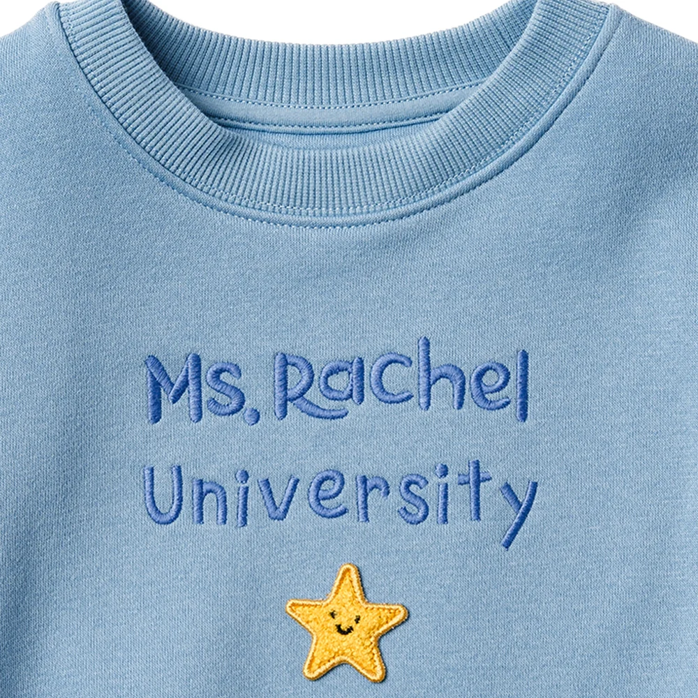 Ms.Rachel Sweatshirt - Light Blue / 6-12m - Image 9
