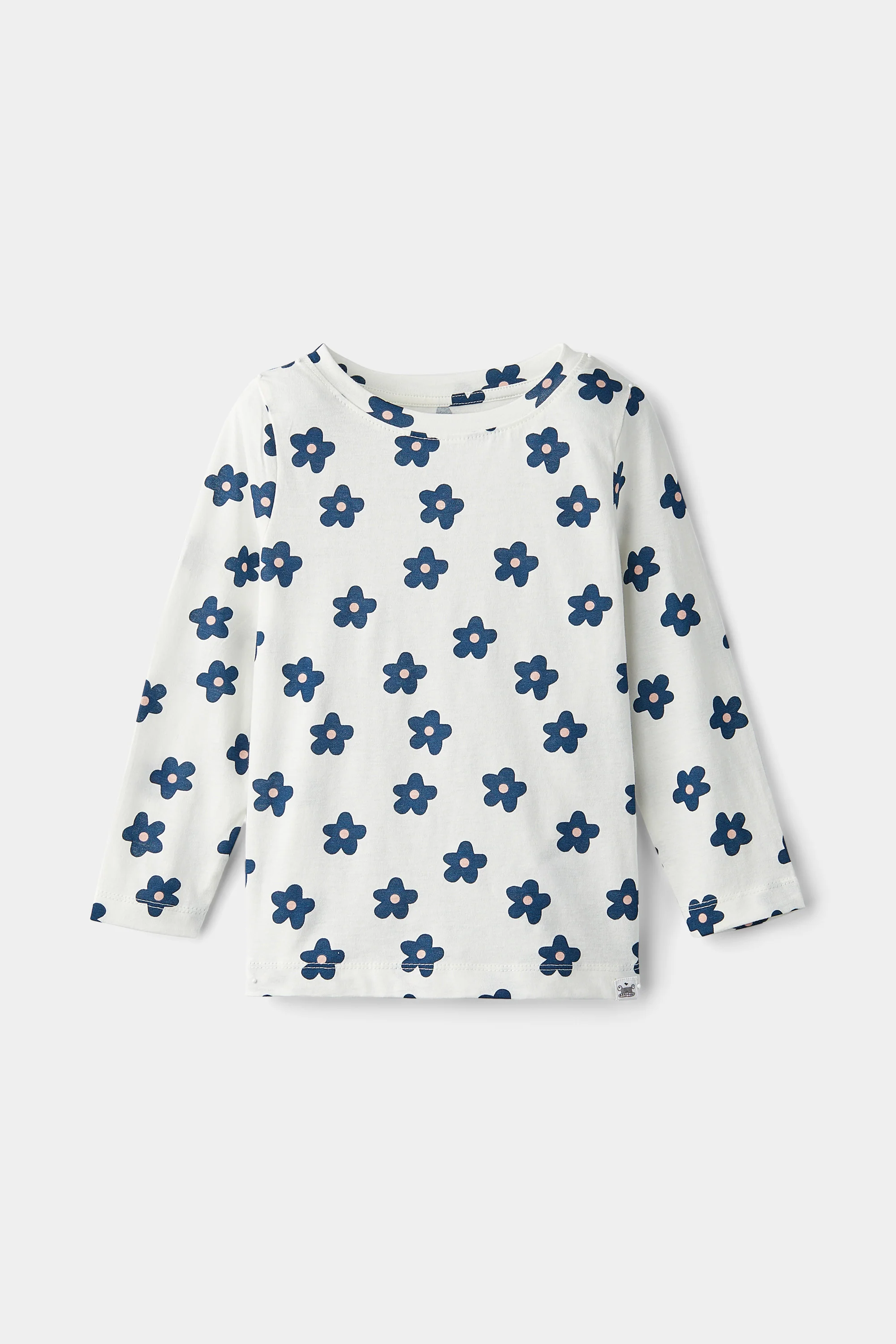 rise little earthling LS Crew Neck TGDKT00 - Cosmic Sky Hearts / 4-5y - Image 4