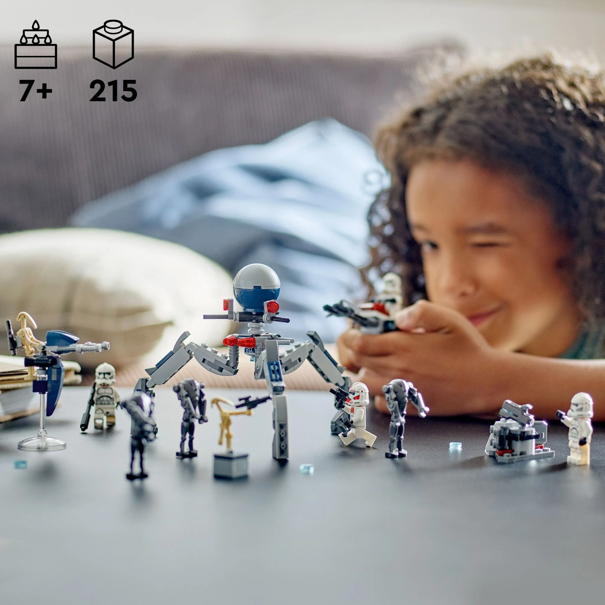 LEGO® Star WarsTM Clone TrooperTM & Battle DroidTM Battle Pack 75372 Bike - Image 15